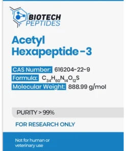 Biotech Peptides Acetyl Hexapeptide - 3 (Argireline) (200mg)