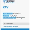 Biotech Peptides KPV (4mg)