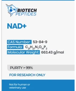 Biotech Peptides NAD+ (500mg)