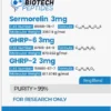 Biotech Peptides Sermorelin & GHRP - 6 & GHRP - 2 Blend (9mg)
